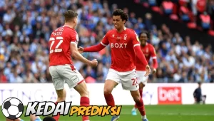 Prediksi Skor Nottingham Forest vs Burnley 31 Agustus 2023