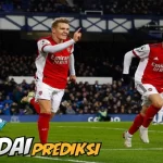 Prediksi Skor Everton vs Arsenal 17 September 2023