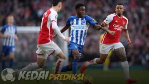 Prediksi Skor Brighton vs Arsenal 6 April 2024