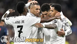 Prediksi Skor Arsenal vs Real Madrid 9 April 2025