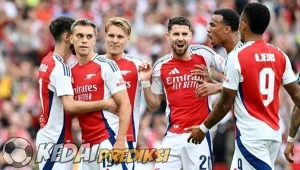Prediksi Skor Everton vs Arsenal 5 April 2025