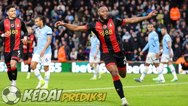 Prediksi Skor Manchester City vs Bournemouth 2 November 2025