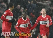 Prediksi Skor Derby County vs Middlesbrough 1 Januari 2026