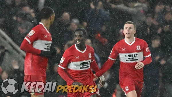 Prediksi Skor Derby County vs Middlesbrough 1 Januari 2026