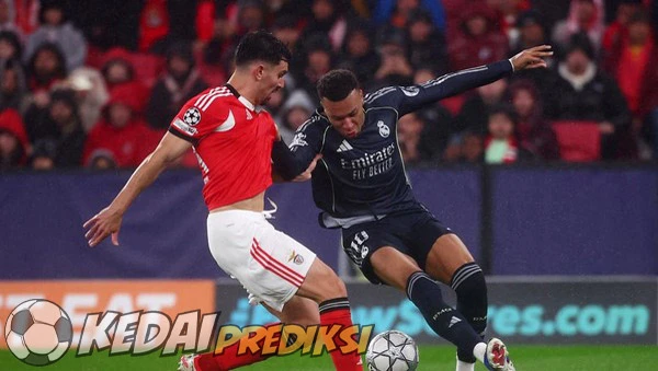 Prediksi Skor Benfica vs Real Madrid 18 Februari 2026